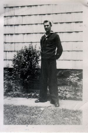 Photograph of Robert J. Hartman, Radioman, Third Class, US Navy.