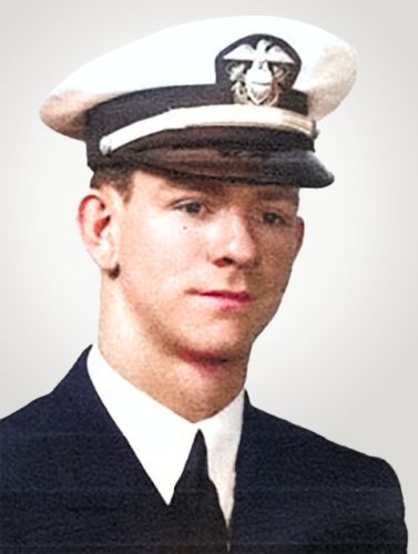 Image of Lieutenant (Senior Grade) James Strickland Swarts, USNR, Commander of LST-507, 28th April, 1944.